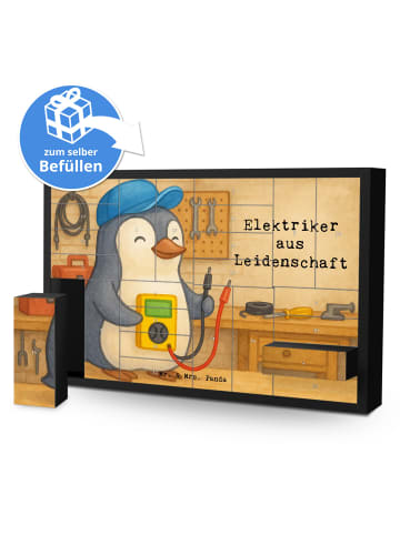 Mr. & Mrs. Panda Adventskalender Elektriker Leidenschaft Design ... in Weiß
