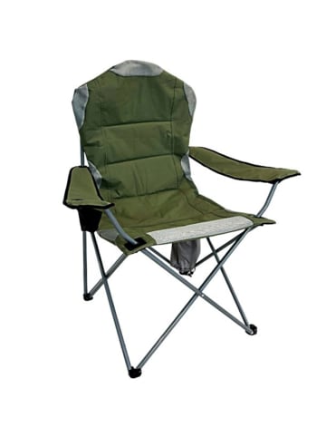 greemotion Premium Klappstuhl mit Tragetasche, für Camping, Festival & Angeln in Grün