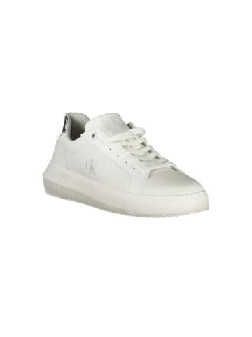 Calvin Klein Weiße Polyurethan-Sneaker