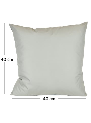 JACK 2er Set Outdoor Kissenhülle 40x40cm Uni in Hellgrau