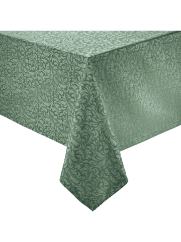 Erwin Müller Jacquard, Baumwollmischung, Gewebt Tischdecke Hamm in salbei