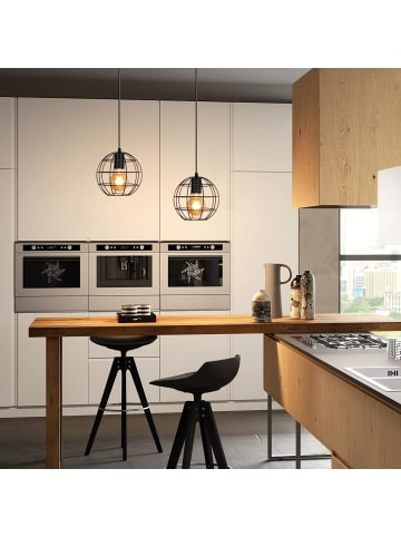 ZMH Pendelleuchte 10-flammige G9 in silber, Kristall L44cm x H250cm