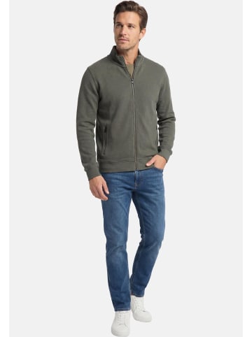 Redmond Sweatjacke Basic in Dunkelgrün