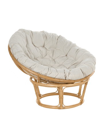 Beliani 2-tlg Sessel SALVO in Naturfarben/Beige