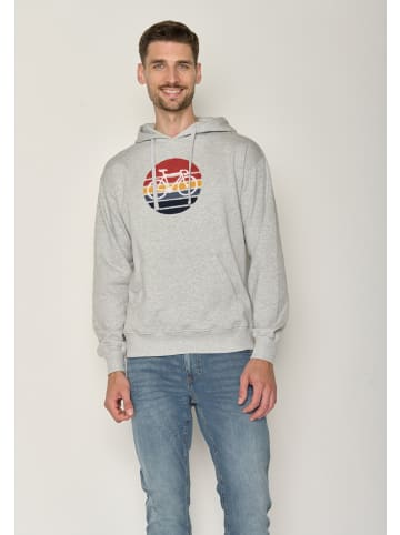 GreenBomb Hoodie Bike Circle in Heidekraut Grau