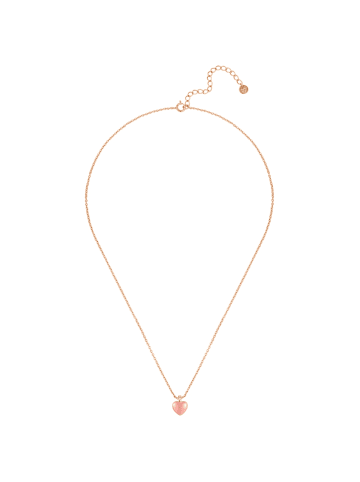 Glanzstücke München Kette Herz aus Sterling Silber mit Lab Grown Diamond in roségold