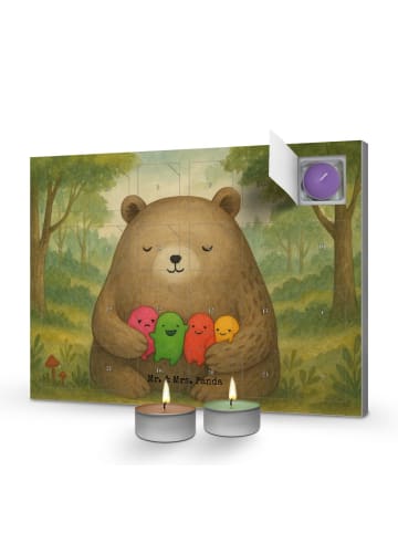 Mr. & Mrs. Panda Duftkerzen Adventskalender Bär Gefühl Design oh... in Weiß