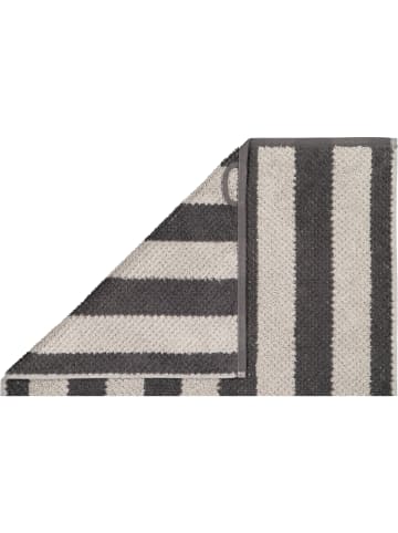 Cawö Cawö Handtücher Pure Stripes 6502 basalt - 77 in basalt - 77