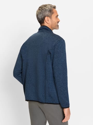WITT WEIDEN Fleece-Jacke in blau-meliert