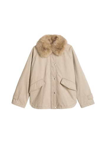 Marc O'Polo Twill-Outdoorjacke relaxed in Earthy Taupe