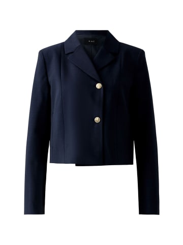 Oui Blazer aus elastischem Gabardine in Darkblue