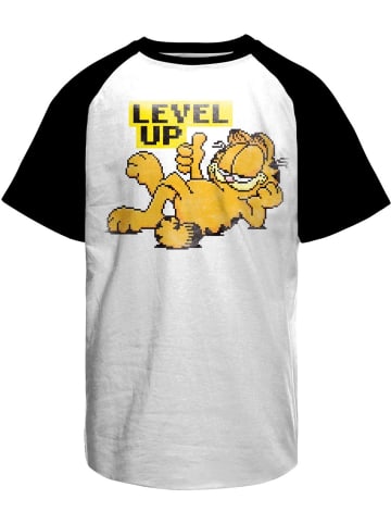 Garfield T-Shirt "Garfield Level Up Baseball T-Shirt" in Weiß
