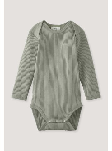 Hessnatur Langarmbody Slim in seegras