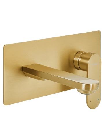 Beliani Wasserhähne CHUNGARA in Gold - (W) 23 x (H) 10 x (L) 16 cm