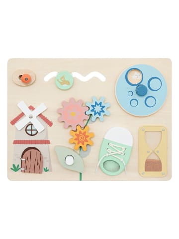Atmosphera Créateur d'intérieur Aktivitätswand für Kinder MONTI in Mehrfarben, (B) 22,2 x (H) 4,8 x (L) 30 cm