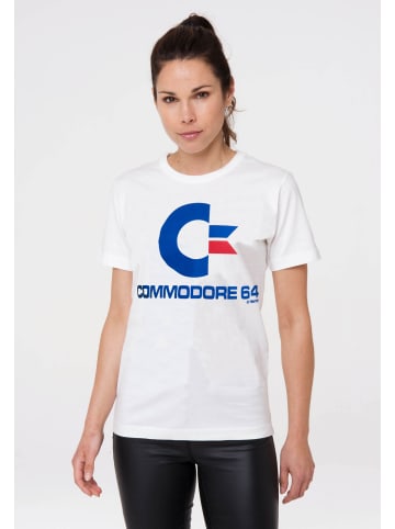 Logoshirt T-Shirt Commodore in weiß