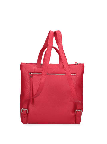 ROBERTA ROSSI In einen Rucksack umwandelbare Handtasche in RED