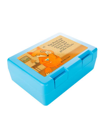 Mr. & Mrs. Panda Brotbehälter Fuchs Lord Design mit Spruch in Weiß