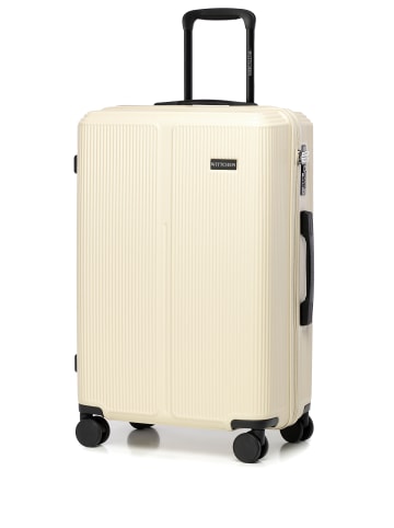 Wittchen MEDIUM SUITCASE WITH COMBINATION LOCK in Cream