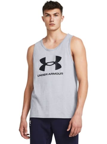 Under Armour T-Shirt "Ua Sportstyle Logo Tank" in Grau