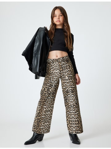 KOTON Jeans in Schwarz Gemustert