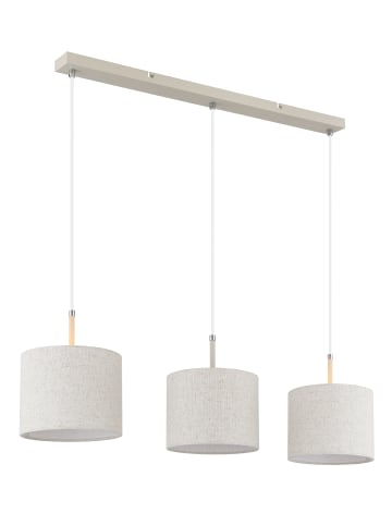 Globo lighting Hängeleuchte "DELEON" in beige
