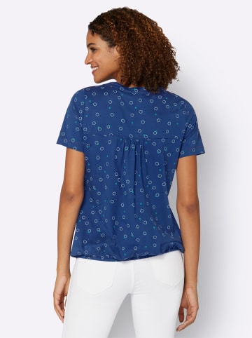 WITT WEIDEN Print-Shirt in royalblau-weiß-bedruckt