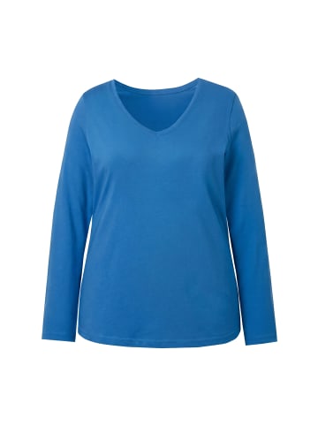 Ulla Popken Shirt in pfauenblau