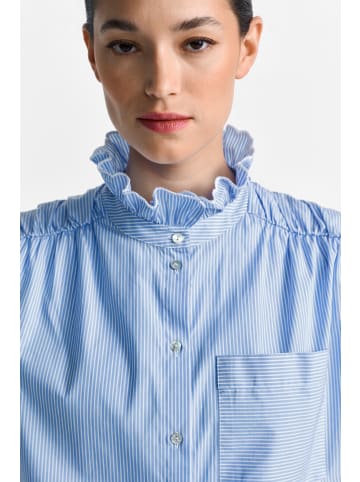 Rich & Royal Bluse in hellblau weiß