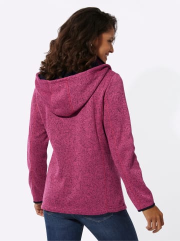 WITT WEIDEN Fleece-Jacke in fuchsia-meliert