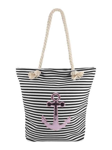 Yuhu Strandtasche Totebag in Schwarz