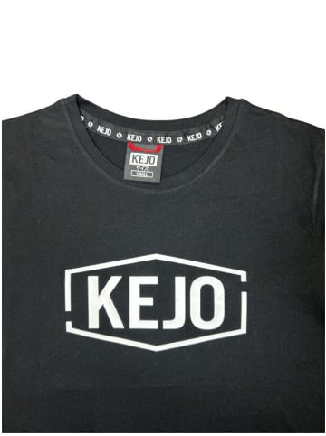KEJO T-Shirt 500A3MXOS0XMT Schwarz