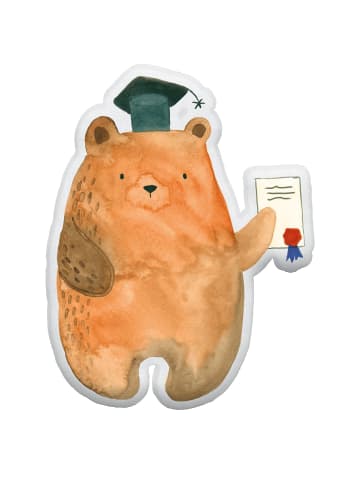 Mr. & Mrs. Panda Kissen Bär Prüfung ohne Spruch in Weiß