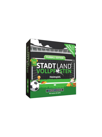 DENKRIESEN Kartenspiel Stadt Land Vollpfosten, Fußball Edition – "Heimspiel" , ab 12 J.