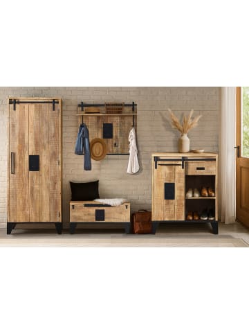 home24 Massive Garderobenbank Slide in Mango