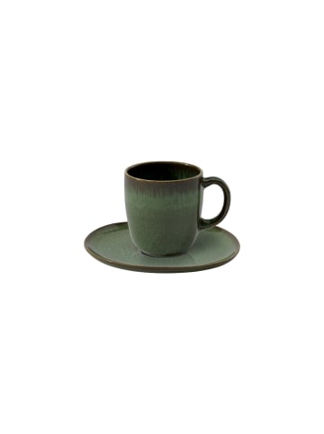 like. by Villeroy & Boch Kaffeetasse mit Untertasse Lave 190 ml in Vert