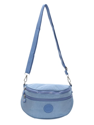 Mindesa Damen Umhängetasche in Blau Grau