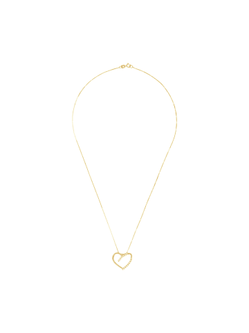 Amor Kette mit Anhänger Gold 585/14 ct in Gold