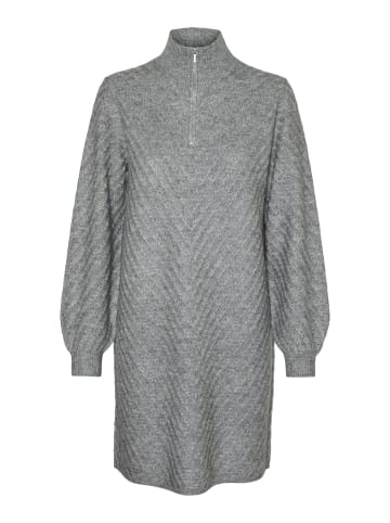 Vero Moda Strickkleid in Medium Grey Melange
