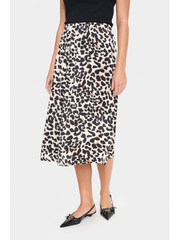 SAINT TROPEZ Rock SafinaSZ Gerade Passform in Soft Regular Leopard