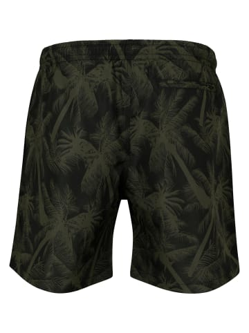 Urban Classics Badeshorts in palm/olive