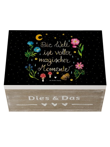 Mr. & Mrs. Panda Kiste Magische Welt mit Spruch in Bunt