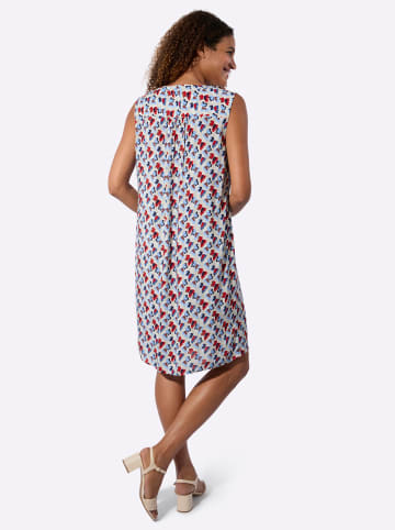 WITT WEIDEN Druck-Kleid in himmelblau-erdbeere-bedruckt