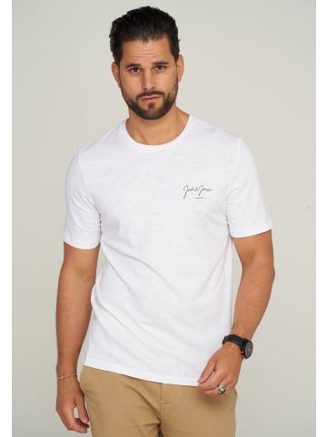 Jack & Jones T-Shirt - JJSANCHEZ TEE SS CREW NECK in White