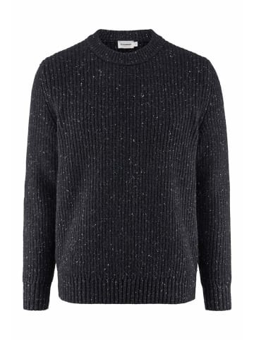Hessnatur Hessnatur Pullover Regular aus Bio-Baumwolle mit recycelter Wolle in anthrazit