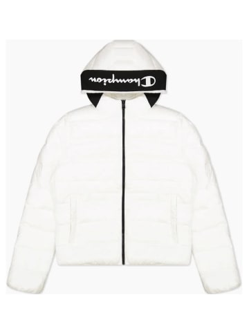 Champion Funktionsjacke Hooded Polyfilled Jacket in Weiß