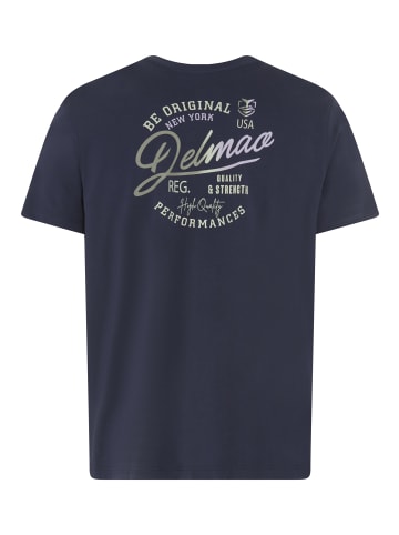 Delmao Rundhalsshirt in dunkelblau