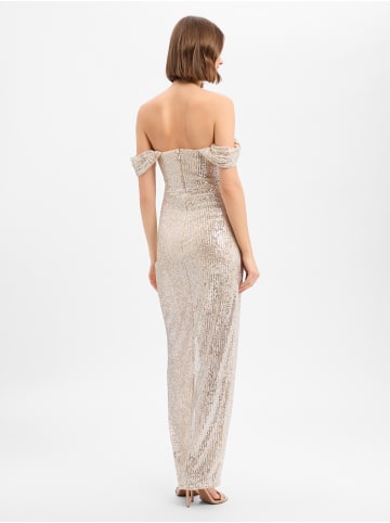 Lipsy Abendkleid in gold - 0001