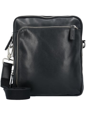 PICARD Buddy Umhängetasche Leder 23 cm in schwarz