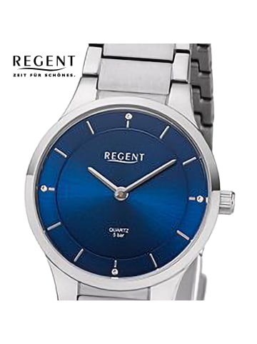 Regent Analog-Armbanduhr Regent Metallarmband silber klein (ca. 28mm)